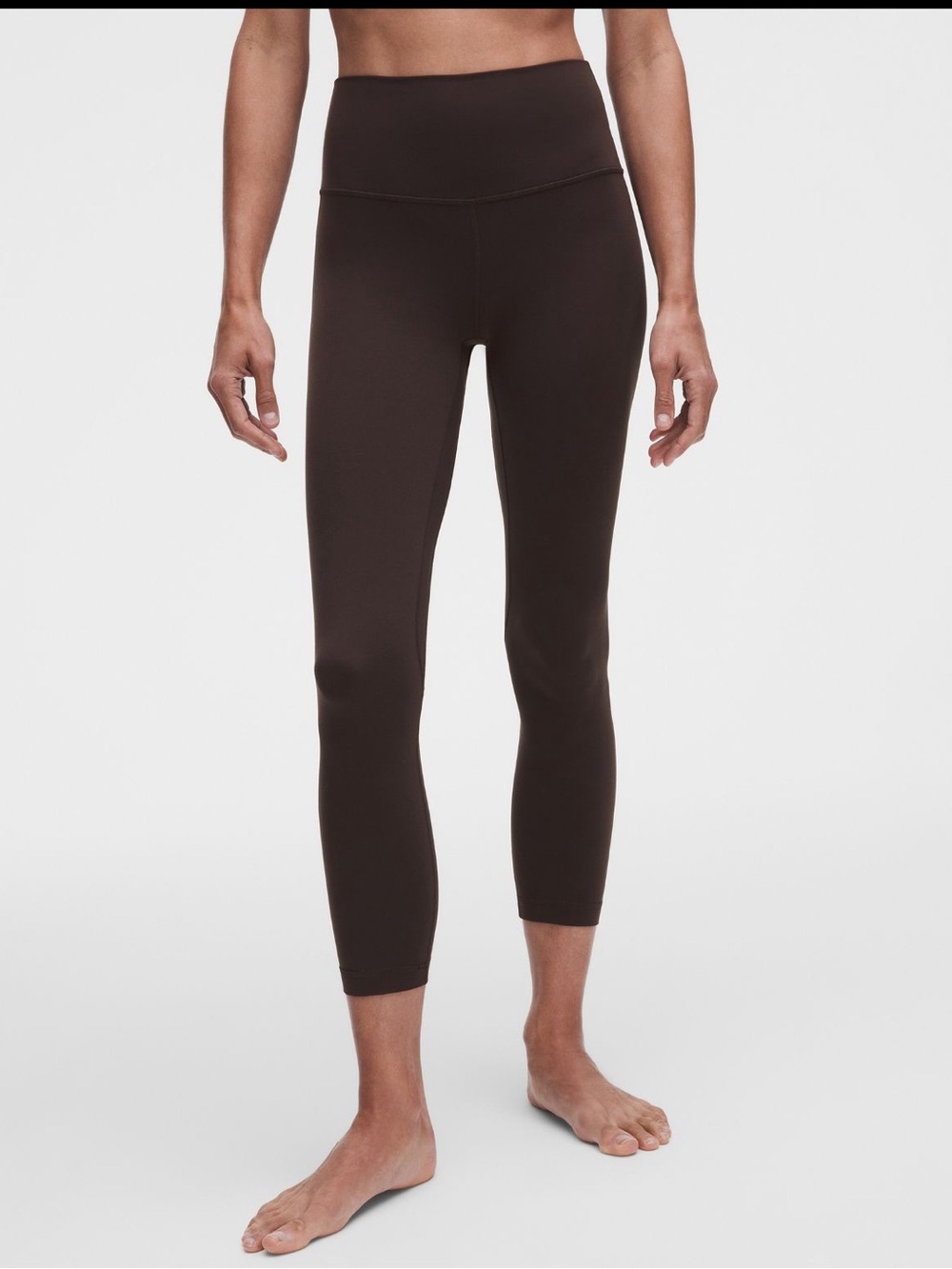 lululemon Align Black High-Rise Cropped Leggings Size 8